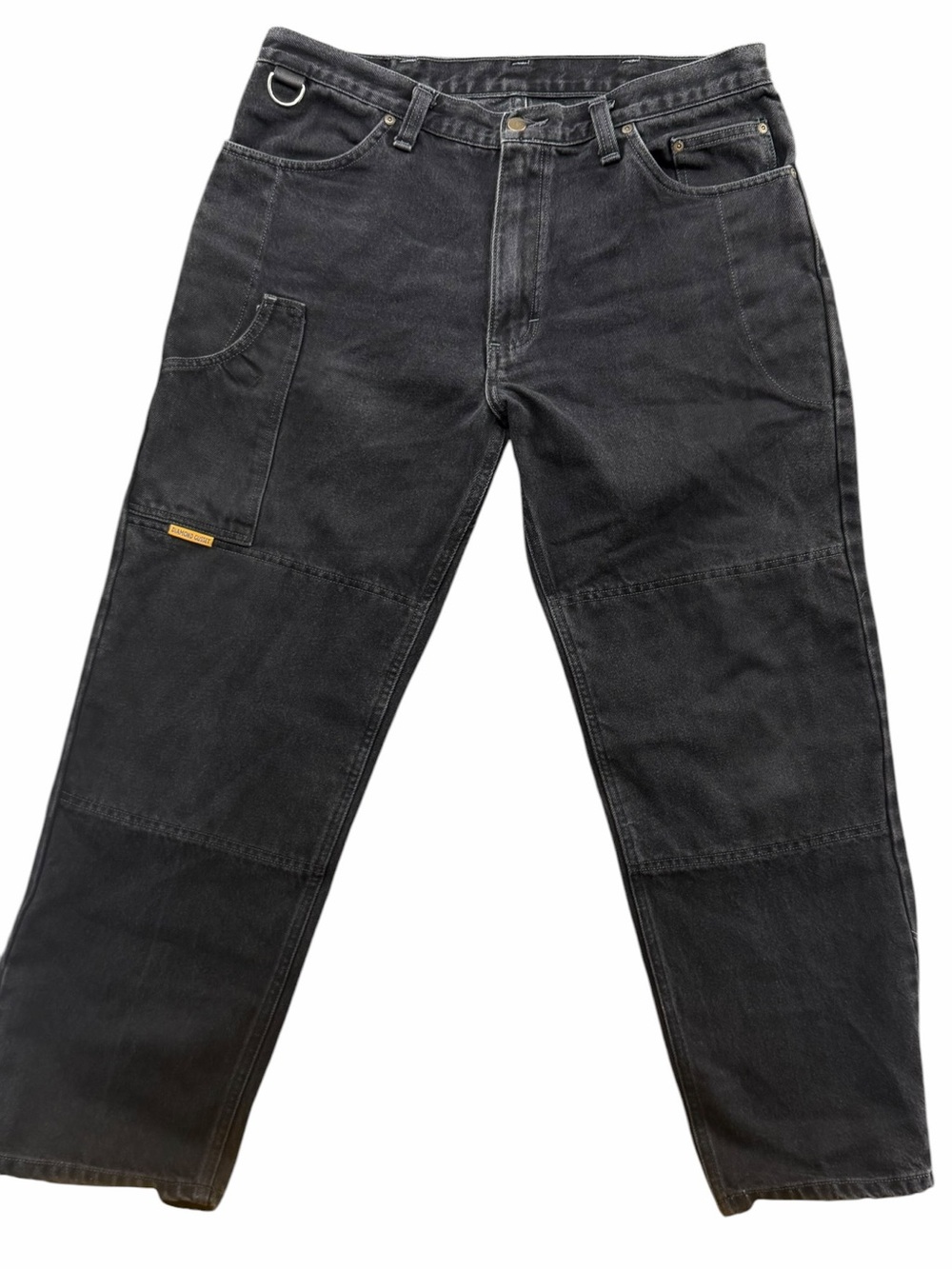 Men's Diamond Gusset Defender Motorcycle Jeans/Black/Size: 37 x 31